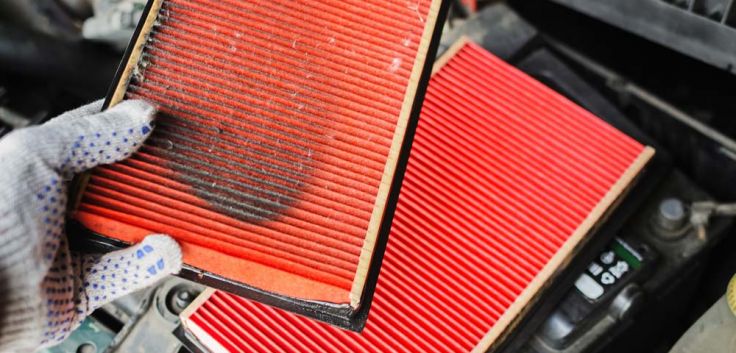 Cambio de filtro de aire de motor mini cooper